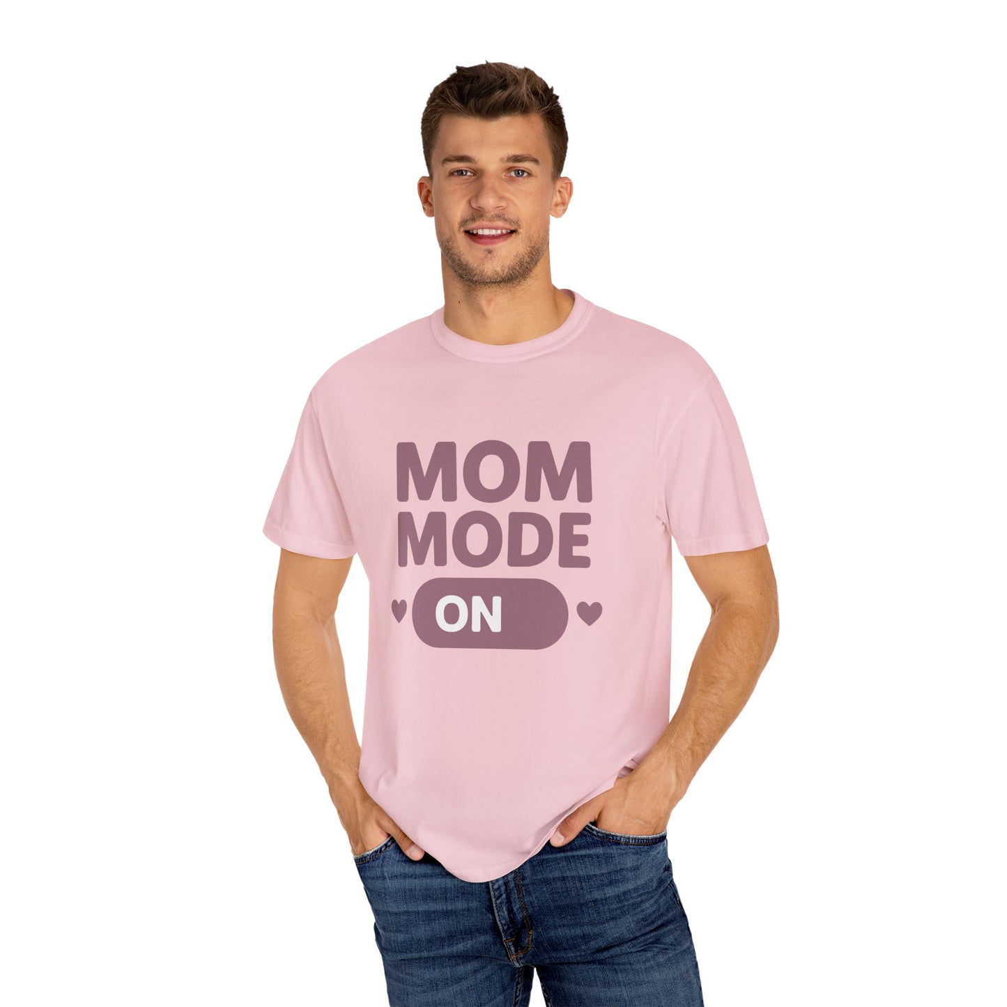 Mom Mode Unisex T-Shirt, Cute Mom Shirt, Casual Gift for Moms, Birthday Gift for Mother, Mom Life Tee, Funny Mommy Shirt