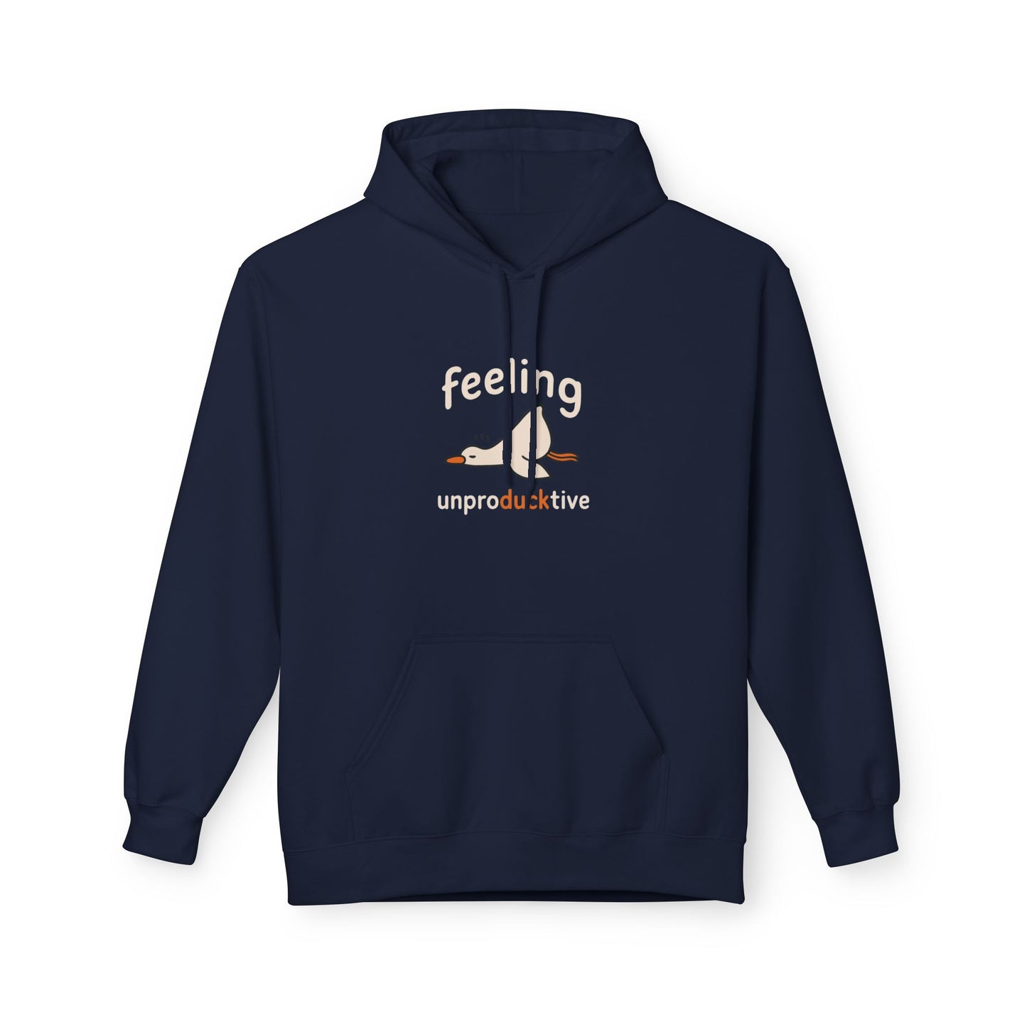 Cozy Unisex Hoodie - Feeling Unproductive, Comfortable Sweatshirt, Relaxing Outfit, Gift for Lazy Days, Casual Wear