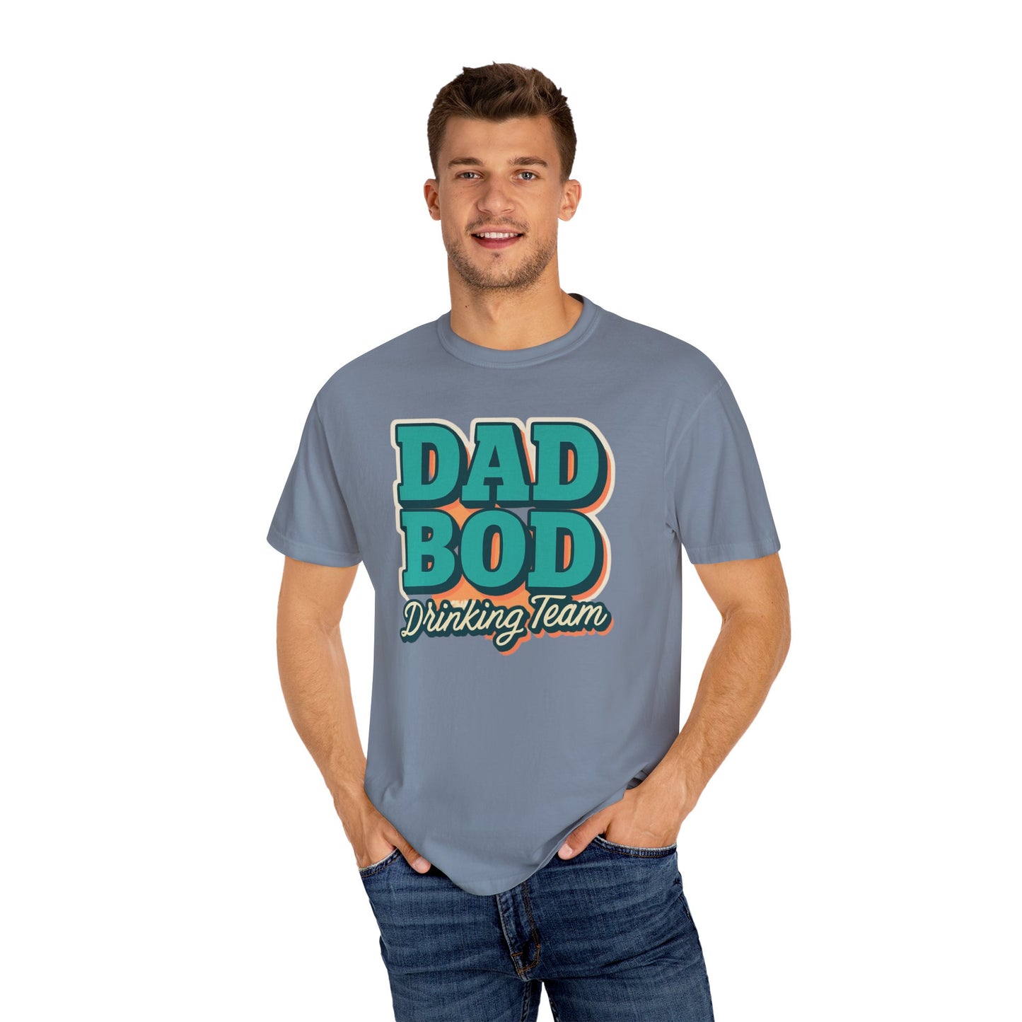 Dad Bod Drinking Team T-Shirt, Unisex Casual Tee, Funny Father's Day Gift, Summer BBQ Outfit, Gift for Dad, Homebrew Party Top