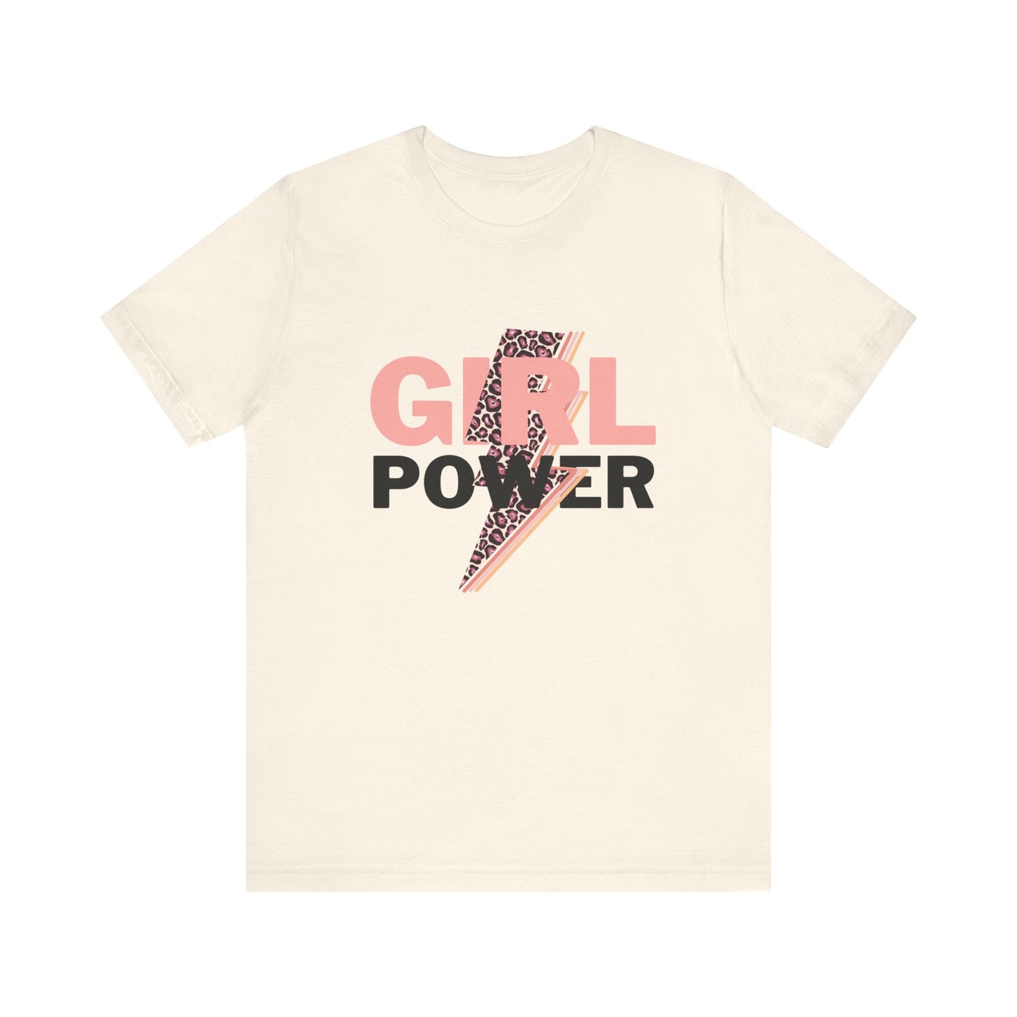 Empowering Girl Power Tee | Unisex Jersey Short Sleeve, Feminist T-Shirt, Gift for Her, Birthday Present, Casual Wear, Women's Rights