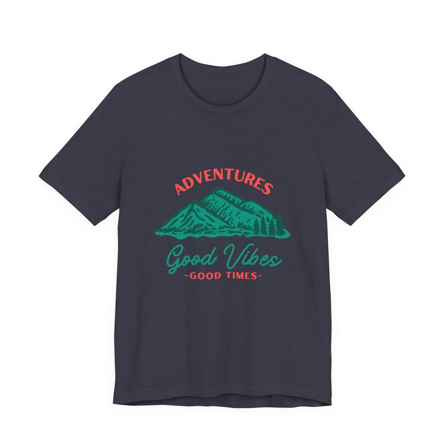 Adventure Vibes Tee - Unisex Jersey Short Sleeve Shirt, Perfect for Outdoor Enthusiasts, Travel Lovers, Camping, Gift for Him, Gift for Her