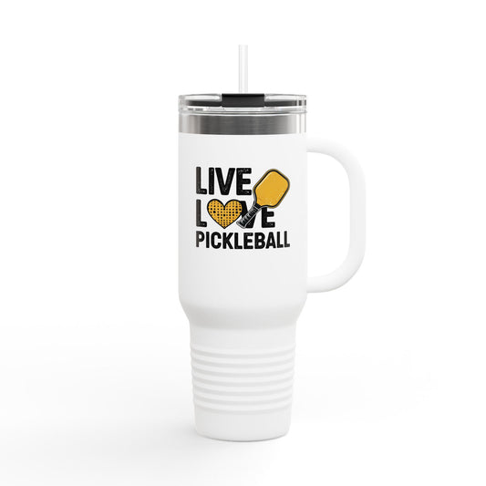Live Love Pickleball Insulated Travel Mug, Perfect for Sports Enthusiasts, Gift for Pickleball Players, 40oz Water Bottle, Stylish [...]