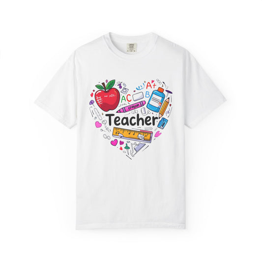 Teacher Love T-Shirt, Unisex Educational Shirt, Teacher Appreciation Gift, School Spirit Tee, Back to School Outfit
