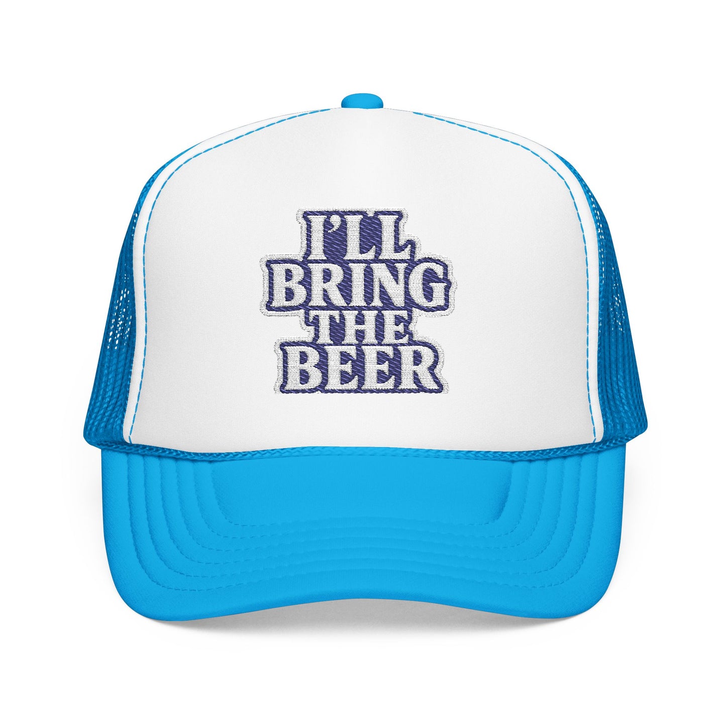 Bring the Beer Foam Trucker Hat, Fun Party Hat, Dad Hat, Gift for Beer Lovers, Summer BBQ, Outdoor Events, Casual Style