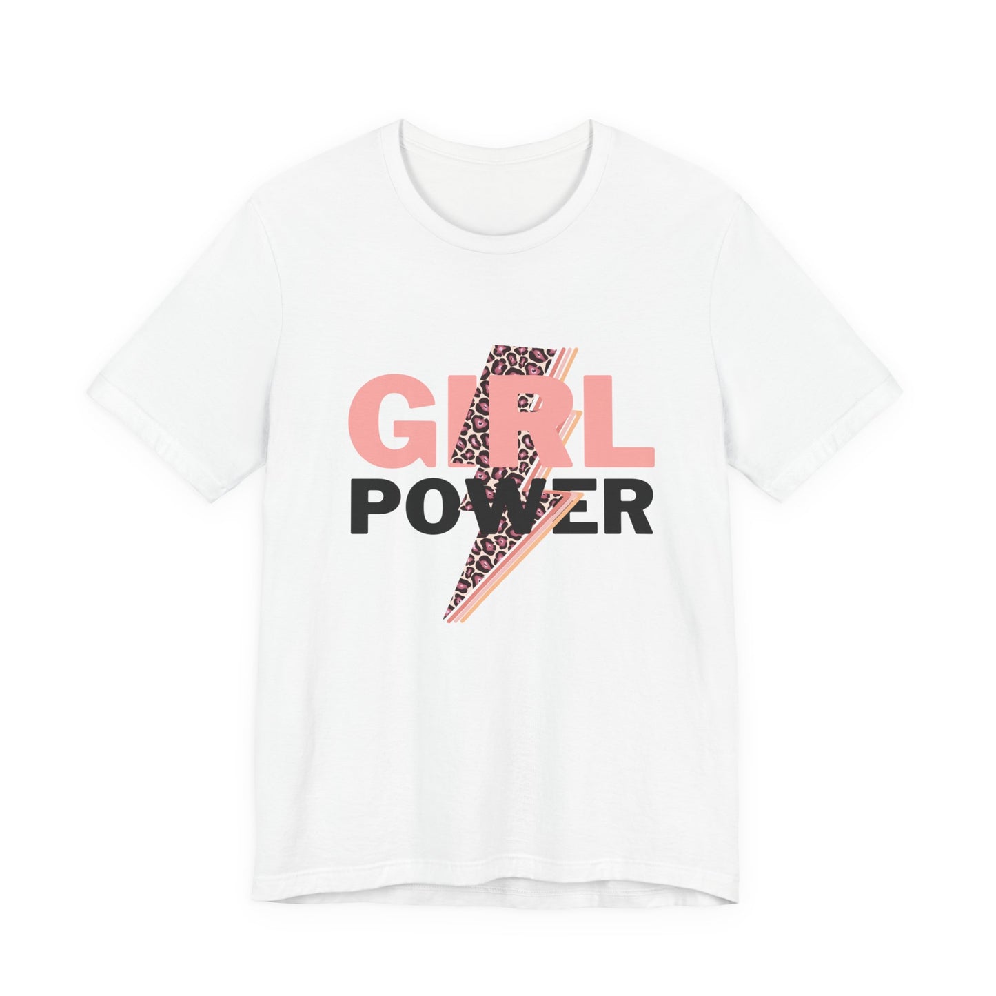 Empowering Girl Power Tee | Unisex Jersey Short Sleeve, Feminist T-Shirt, Gift for Her, Birthday Present, Casual Wear, Women's Rights