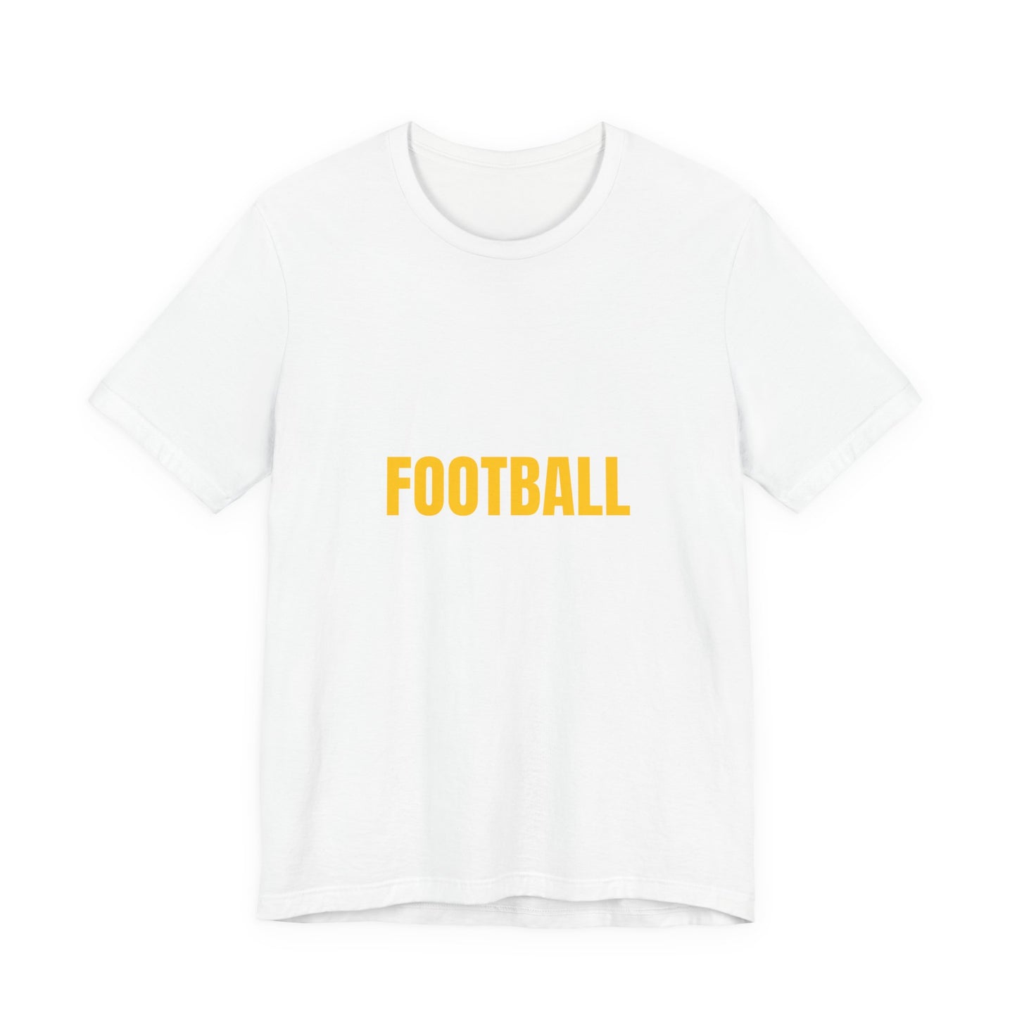 Football Unisex Jersey Tee, Perfect for Game Days, Sports Enthusiasts, Gifts for Him, Casual Wear, Summer Wardrobe
