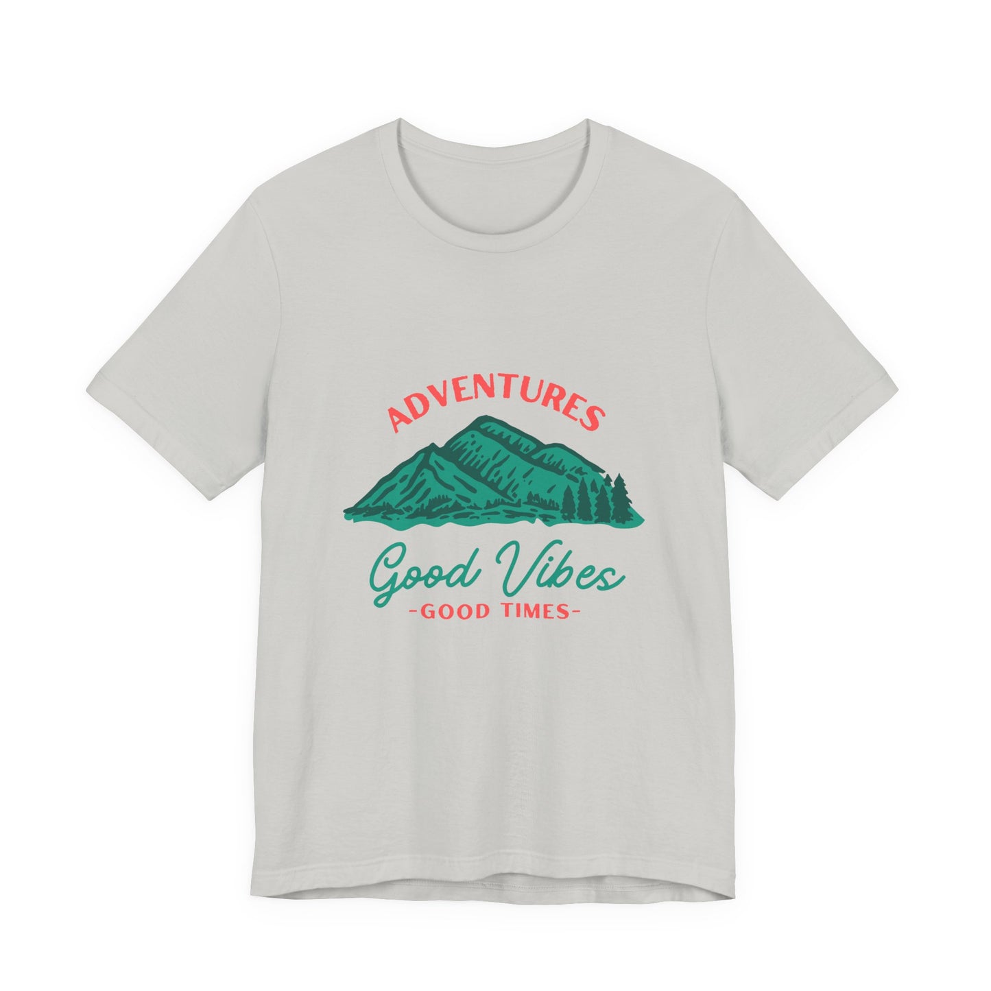 Adventure Vibes Tee - Unisex Jersey Short Sleeve Shirt, Perfect for Outdoor Enthusiasts, Travel Lovers, Camping, Gift for Him, Gift for Her