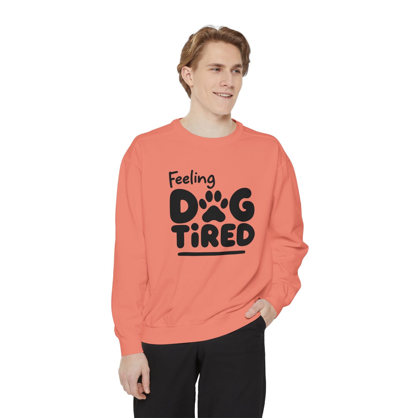 Dog Tired Sweatshirt - Cozy Unisex Garment-Dyed Pullover, Perfect for Dog Lovers, Pet Owners, Gifts for Dog Moms, Funny Pet [...]