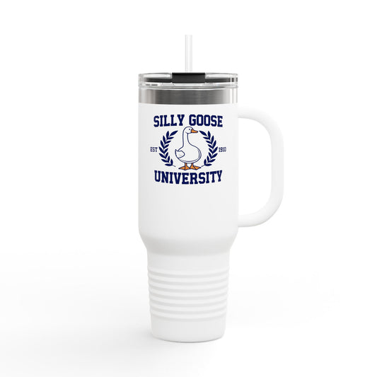 Silly Goose University Insulated Travel Mug, 40oz - Perfect for Students, Graduates, or Fun Gifts, Travel Beverage Tumbler, School [...]