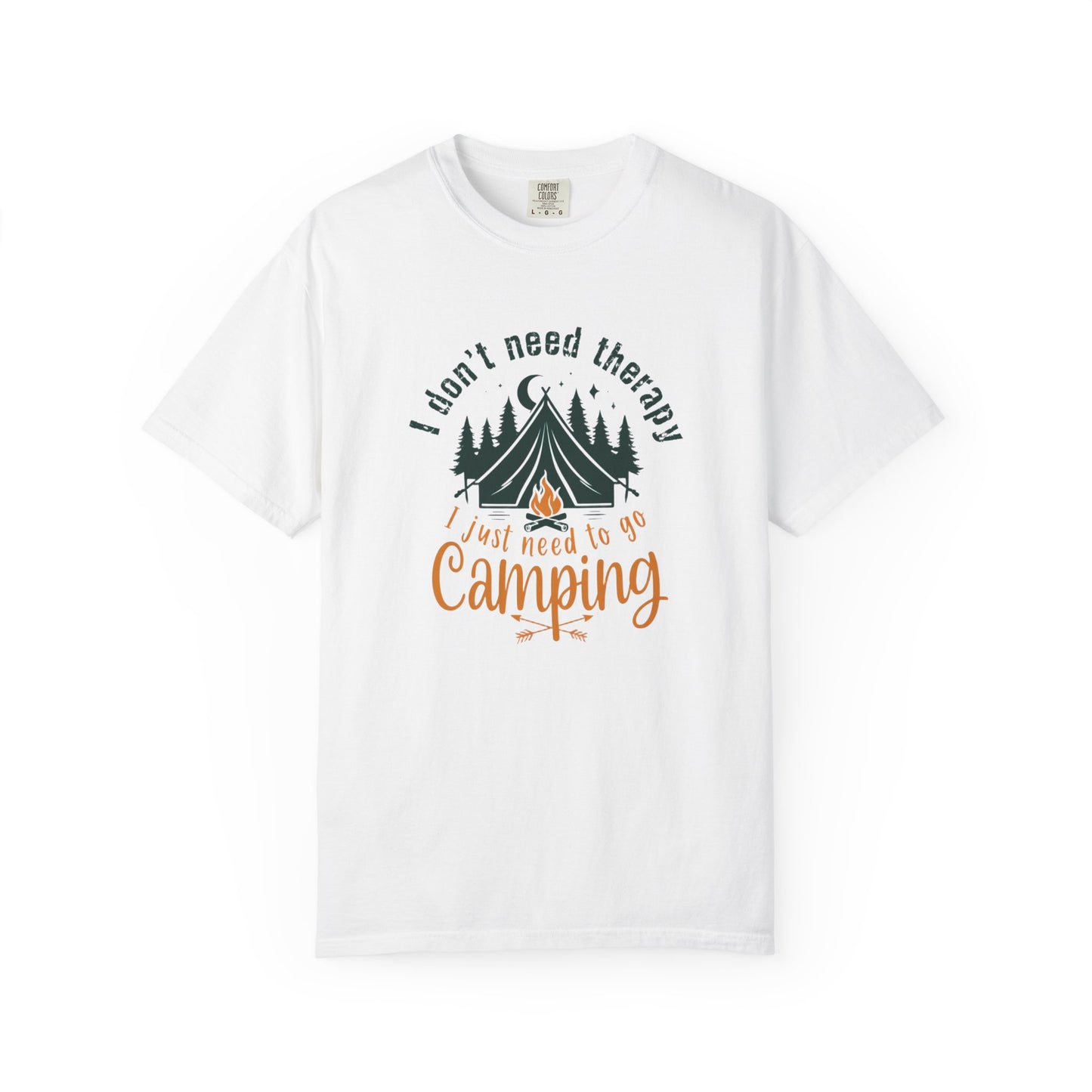 Camping Therapy Unisex T-Shirt, Outdoor Apparel, Gift for Campers, Nature Lover Shirt, Adventure Clothing, Summer Relaxation Wear