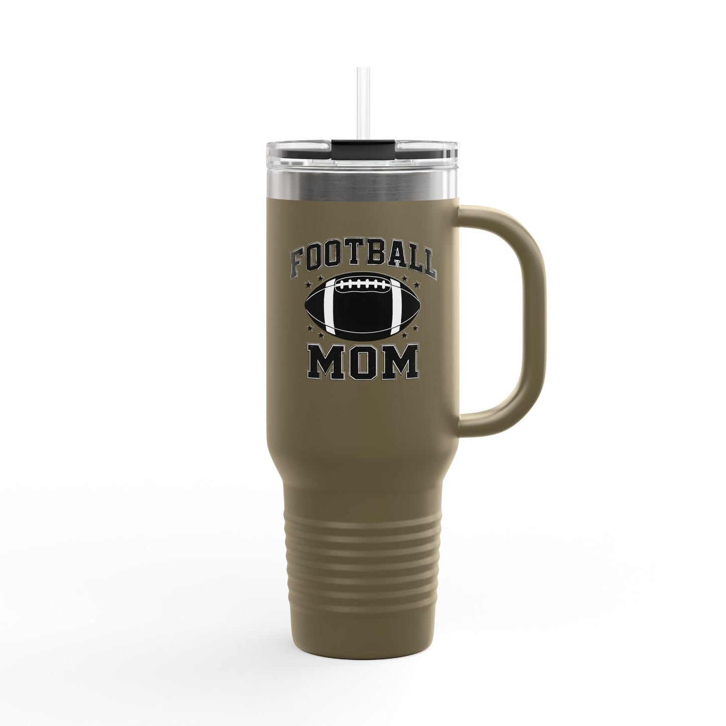 Football Mom Insulated Travel Mug - 40oz, Perfect Gift for Sports Fans, Coffee Lovers, Game Day Must-Have, Customizable Beverage [...]