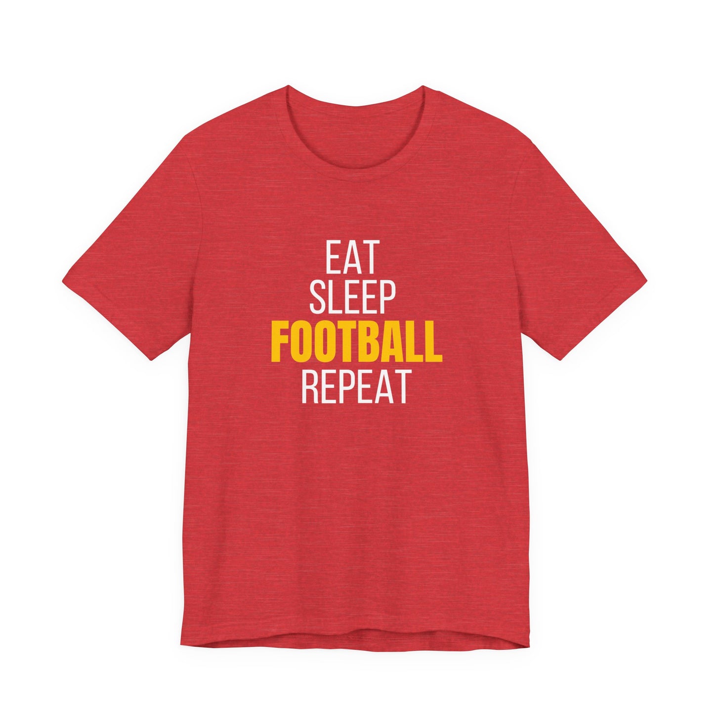 Football Unisex Jersey Tee, Perfect for Game Days, Sports Enthusiasts, Gifts for Him, Casual Wear, Summer Wardrobe