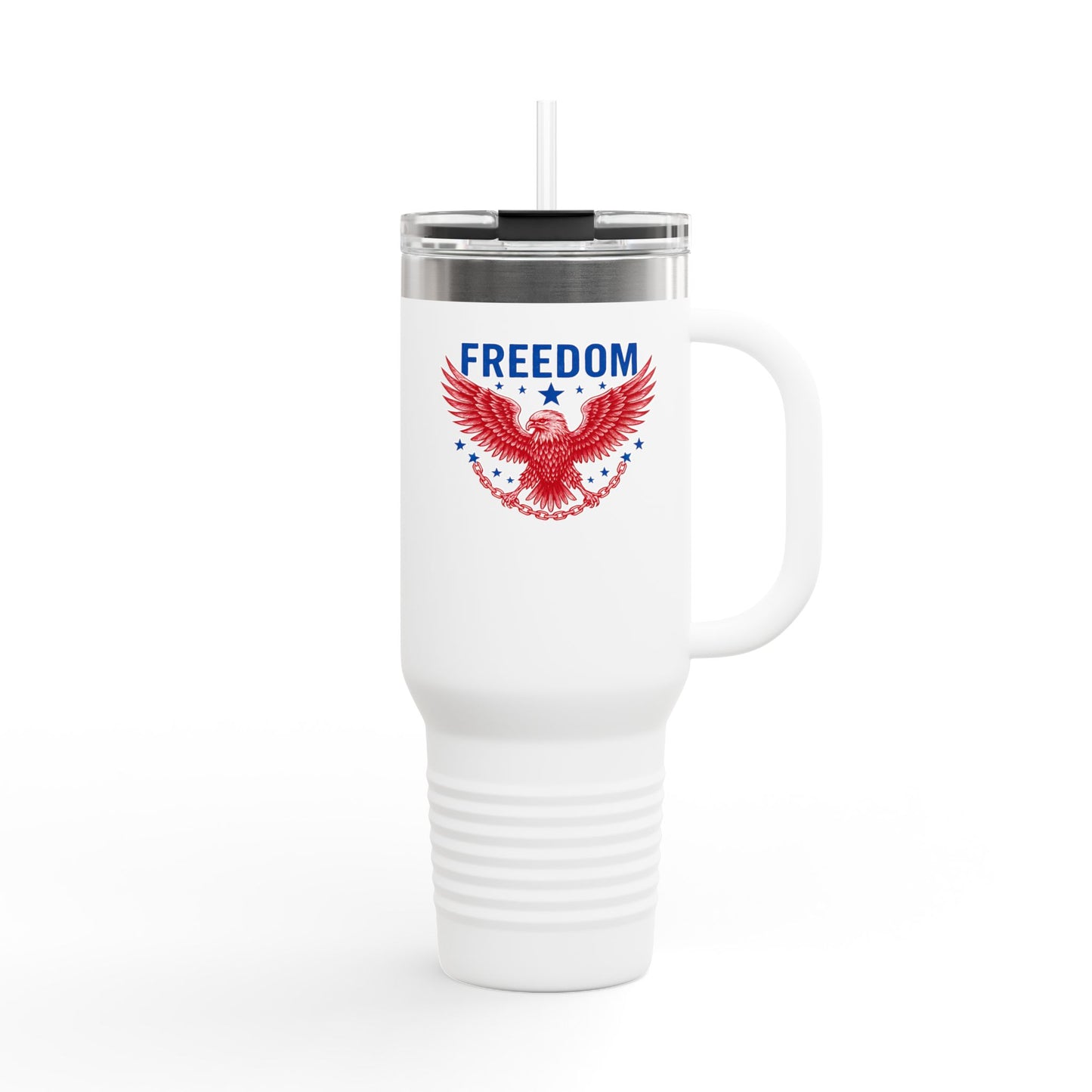 Freedom Insulated Travel Mug, 40oz - Patriotic Design for Hot & Cold Drinks, Reusable Coffee Cup, Perfect Gift for Travel Lovers, 4th [...]