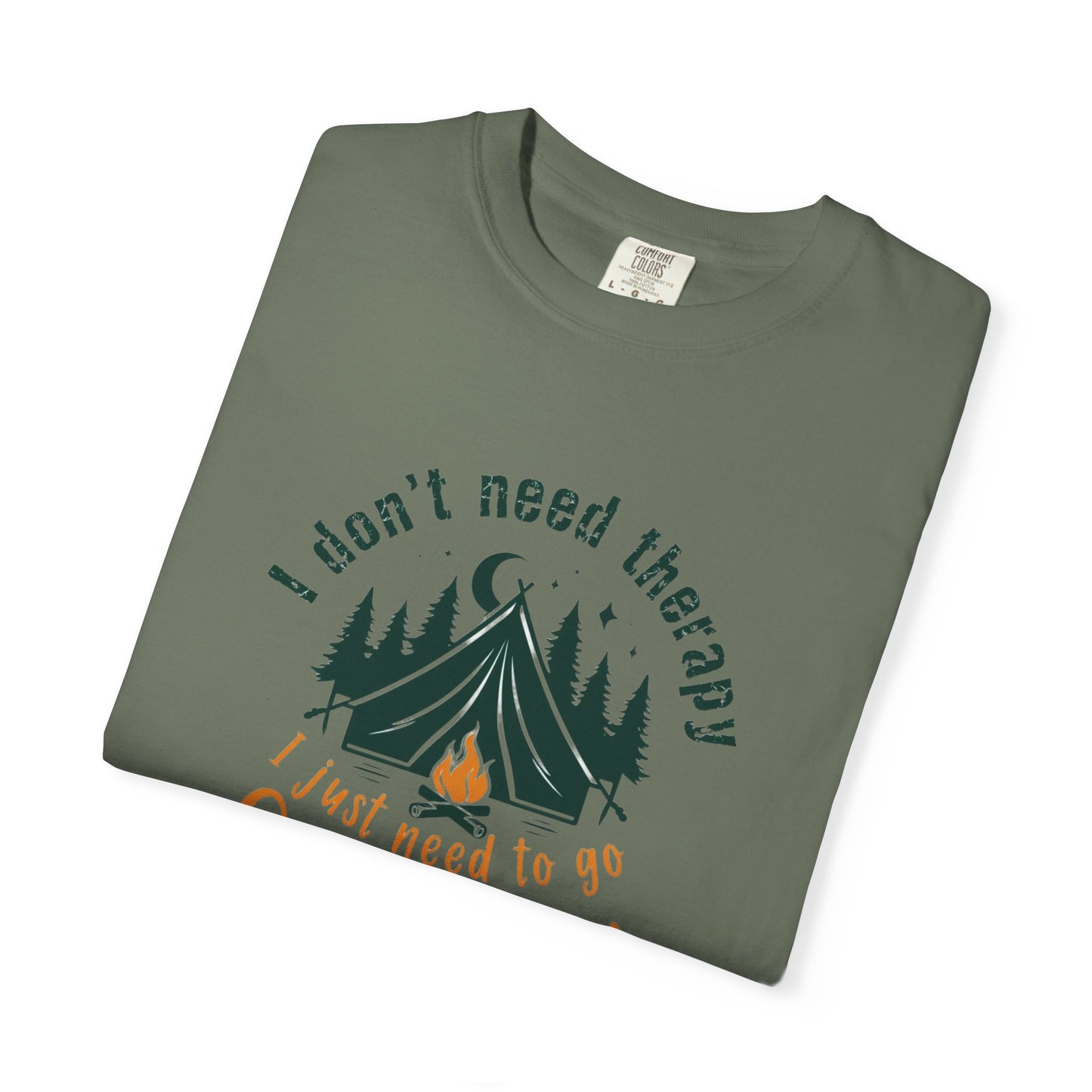 Camping Therapy Unisex T-Shirt, Outdoor Apparel, Gift for Campers, Nature Lover Shirt, Adventure Clothing, Summer Relaxation Wear