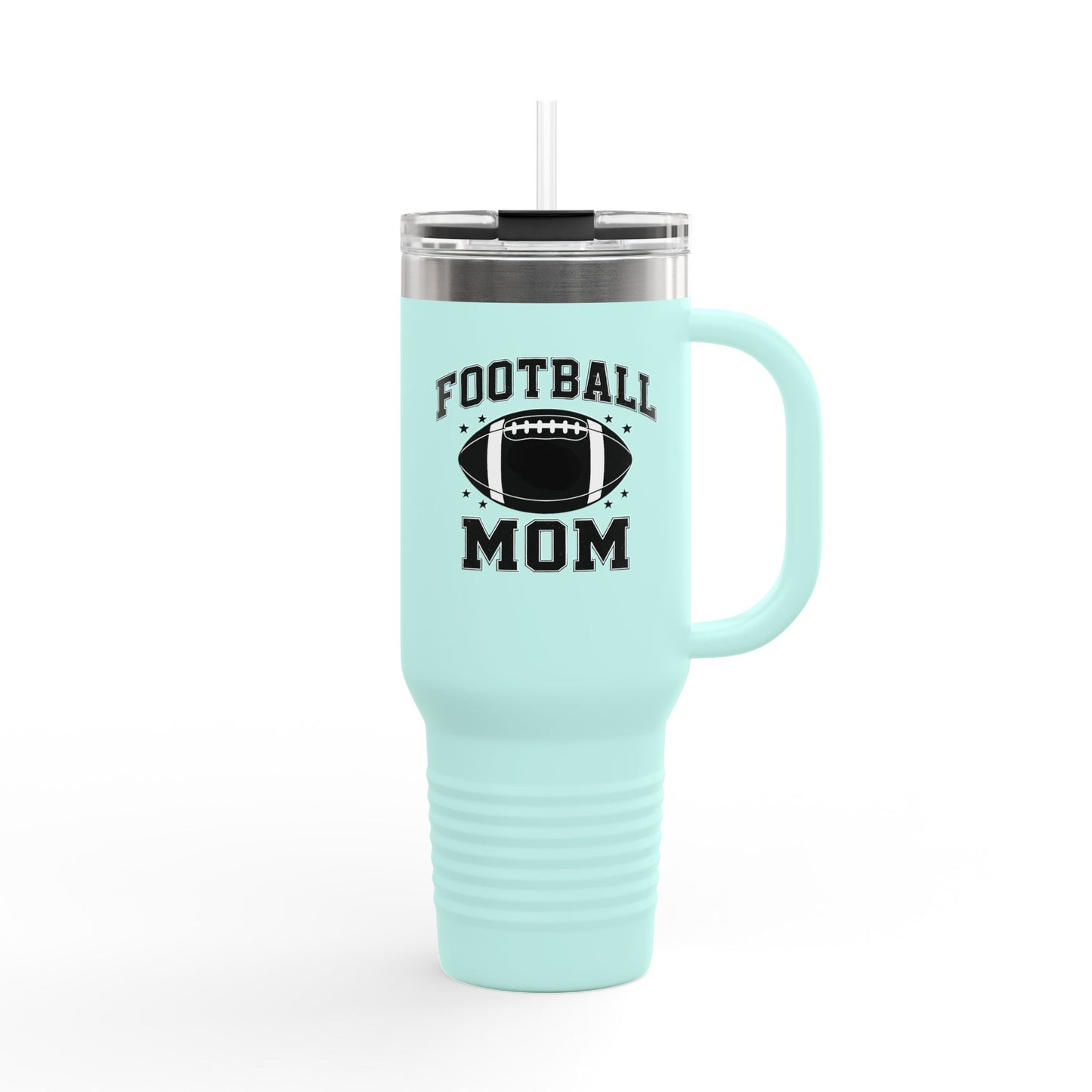 Football Mom Insulated Travel Mug - 40oz, Perfect Gift for Sports Fans, Coffee Lovers, Game Day Must-Have, Customizable Beverage [...]