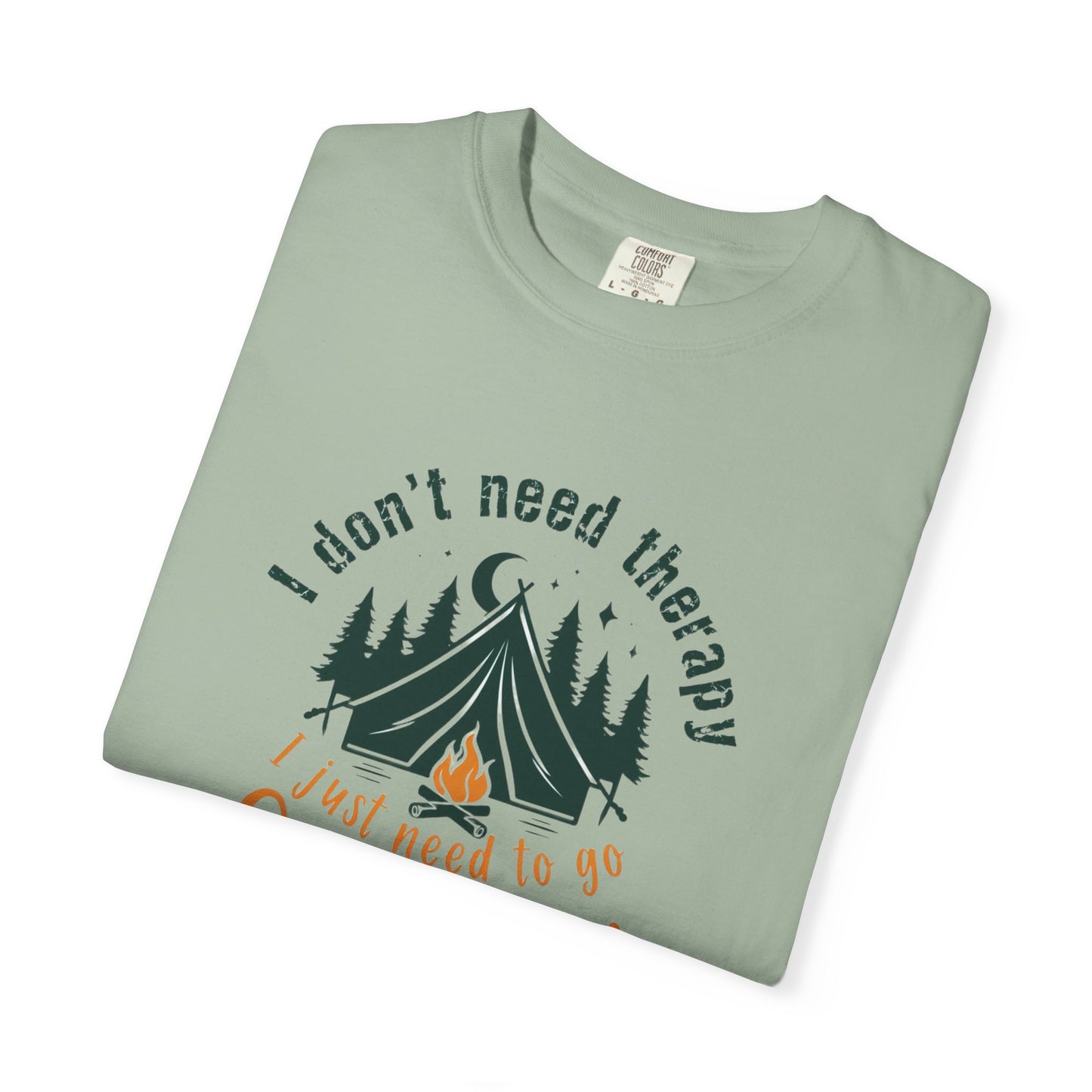 Camping Therapy Unisex T-Shirt, Outdoor Apparel, Gift for Campers, Nature Lover Shirt, Adventure Clothing, Summer Relaxation Wear