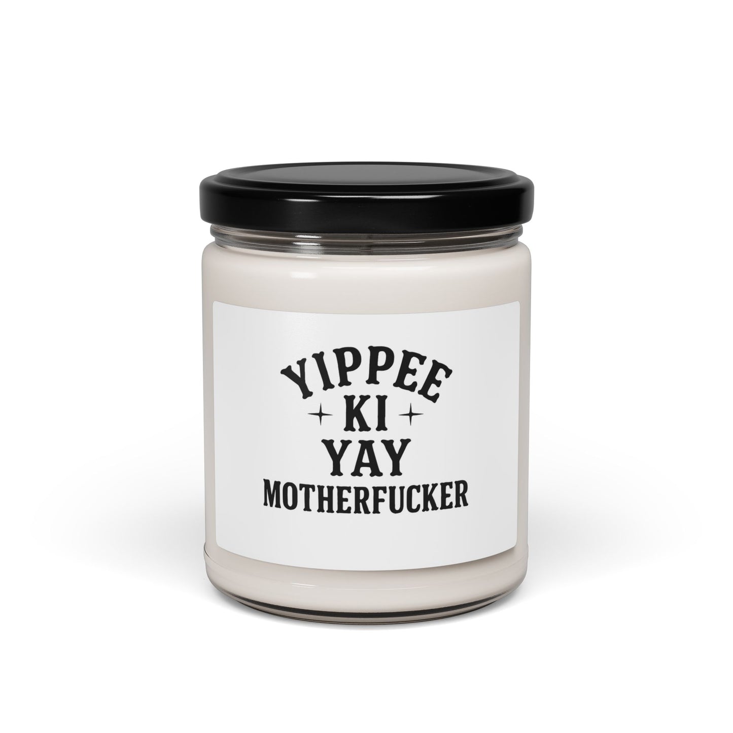 Yippee Ki Yay Scented Soy Candle, 9oz | Fun Home Décor Gift, Unique Candle, Relaxation, Birthday, Holiday, Candle Lovers