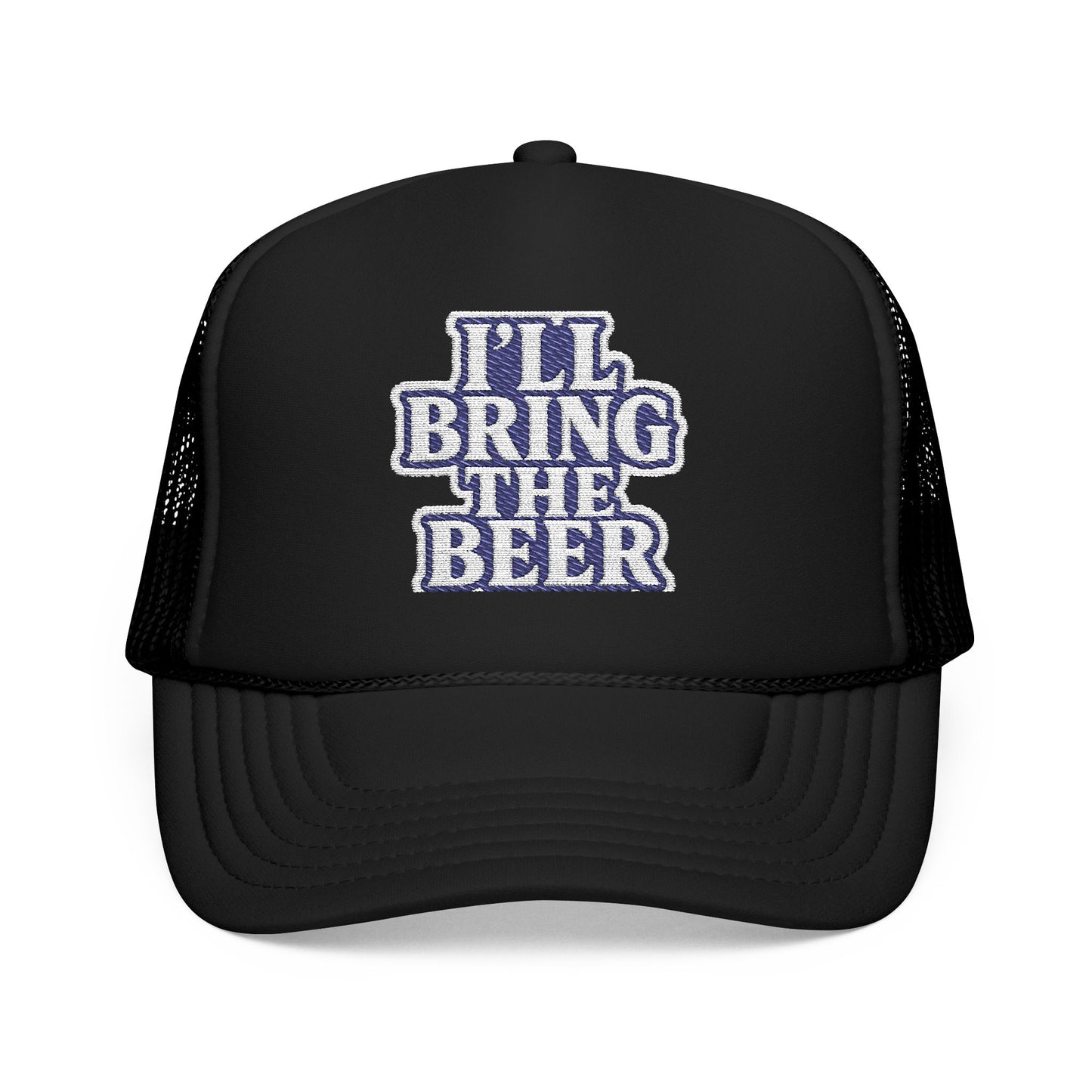 Bring the Beer Foam Trucker Hat, Fun Party Hat, Dad Hat, Gift for Beer Lovers, Summer BBQ, Outdoor Events, Casual Style