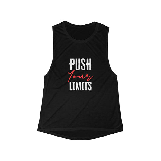 Empowering Workout Tank - Flowy Scoop Muscle Tank for Women, Motivational Gym Wear, Fitness Apparel, Active Lifestyle, Gift for Her