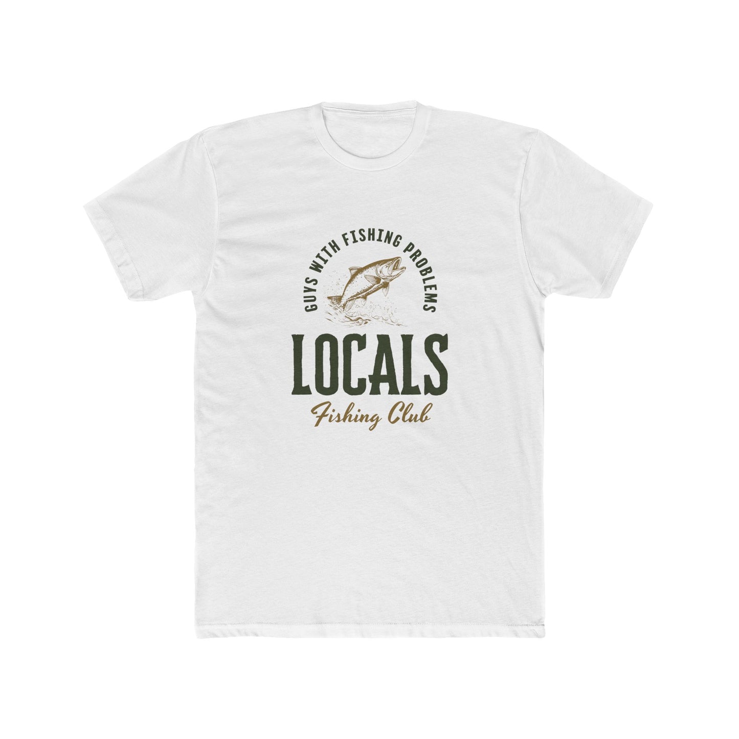 Fishing Club Unisex Cotton Crew Tee, Casual Fishing Shirt, Gifts for Fishermen, Outdoor Apparel, Summer Wear, Weekend Vibes