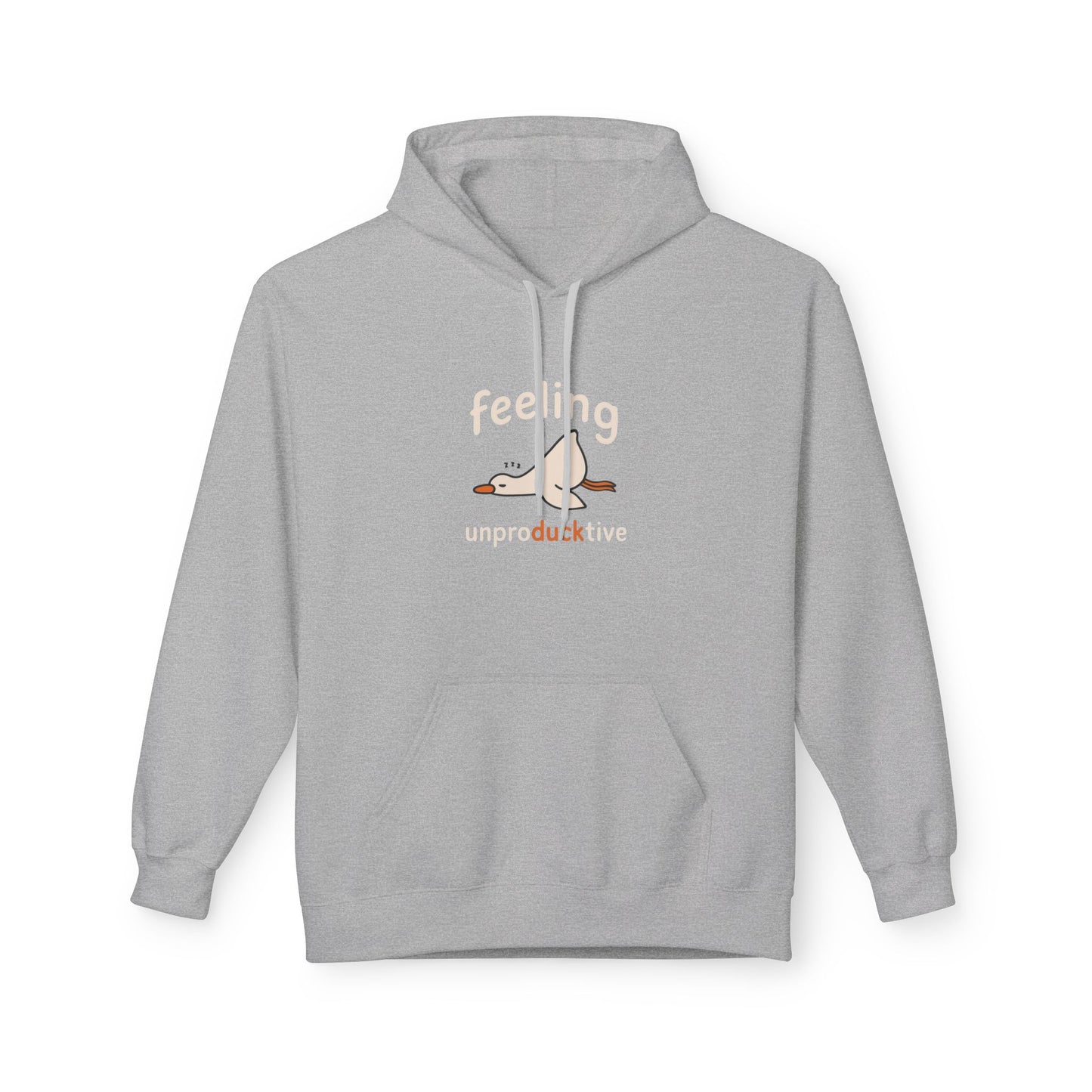 Cozy Unisex Hoodie - Feeling Unproductive, Comfortable Sweatshirt, Relaxing Outfit, Gift for Lazy Days, Casual Wear