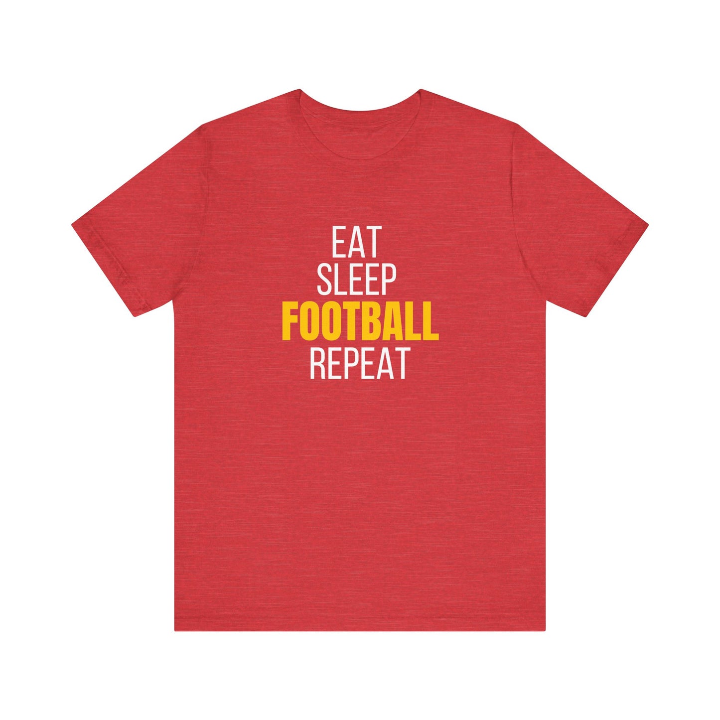 Football Unisex Jersey Tee, Perfect for Game Days, Sports Enthusiasts, Gifts for Him, Casual Wear, Summer Wardrobe