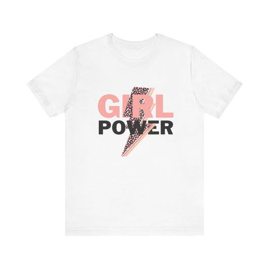 Empowering Girl Power Tee | Unisex Jersey Short Sleeve, Feminist T-Shirt, Gift for Her, Birthday Present, Casual Wear, Women's Rights