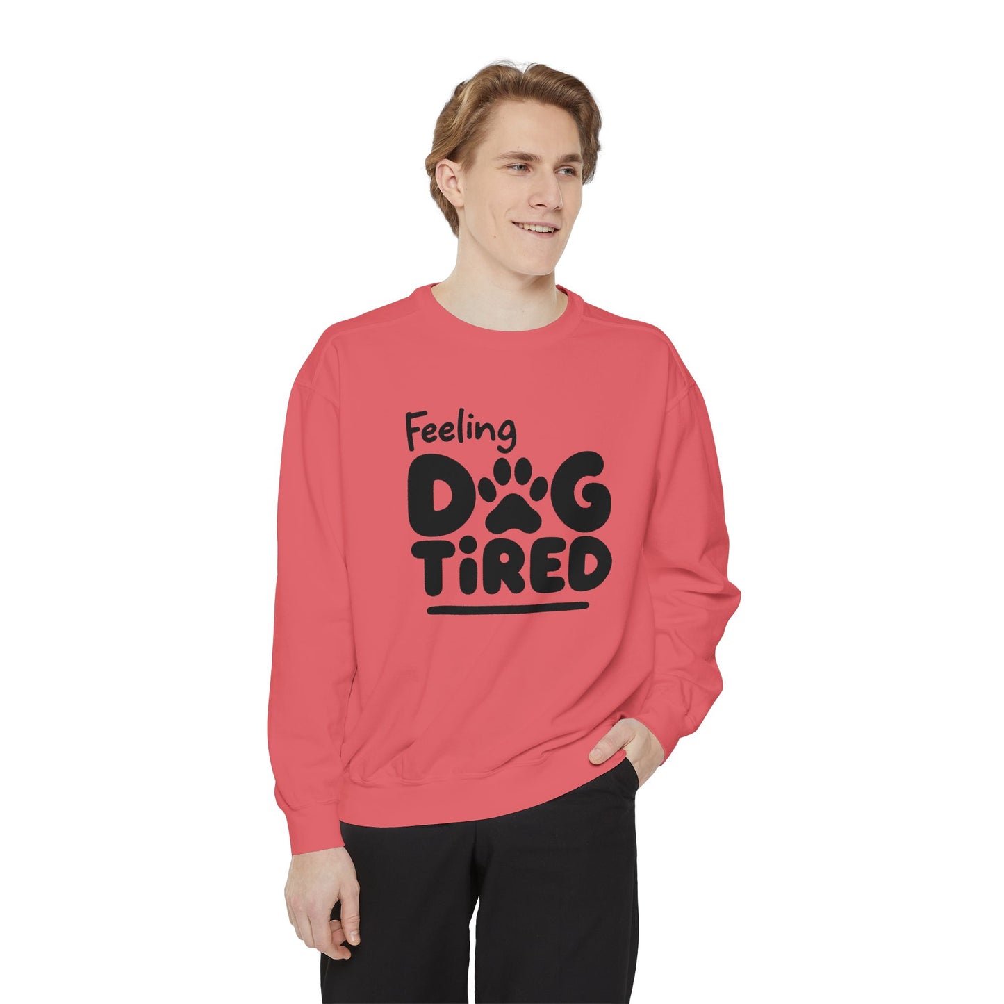 Dog Tired Sweatshirt - Cozy Unisex Garment-Dyed Pullover, Perfect for Dog Lovers, Pet Owners, Gifts for Dog Moms, Funny Pet [...]