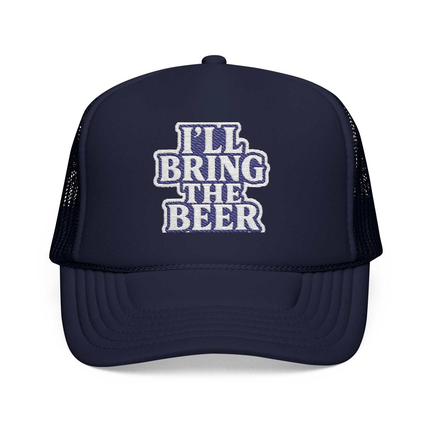 Bring the Beer Foam Trucker Hat, Fun Party Hat, Dad Hat, Gift for Beer Lovers, Summer BBQ, Outdoor Events, Casual Style