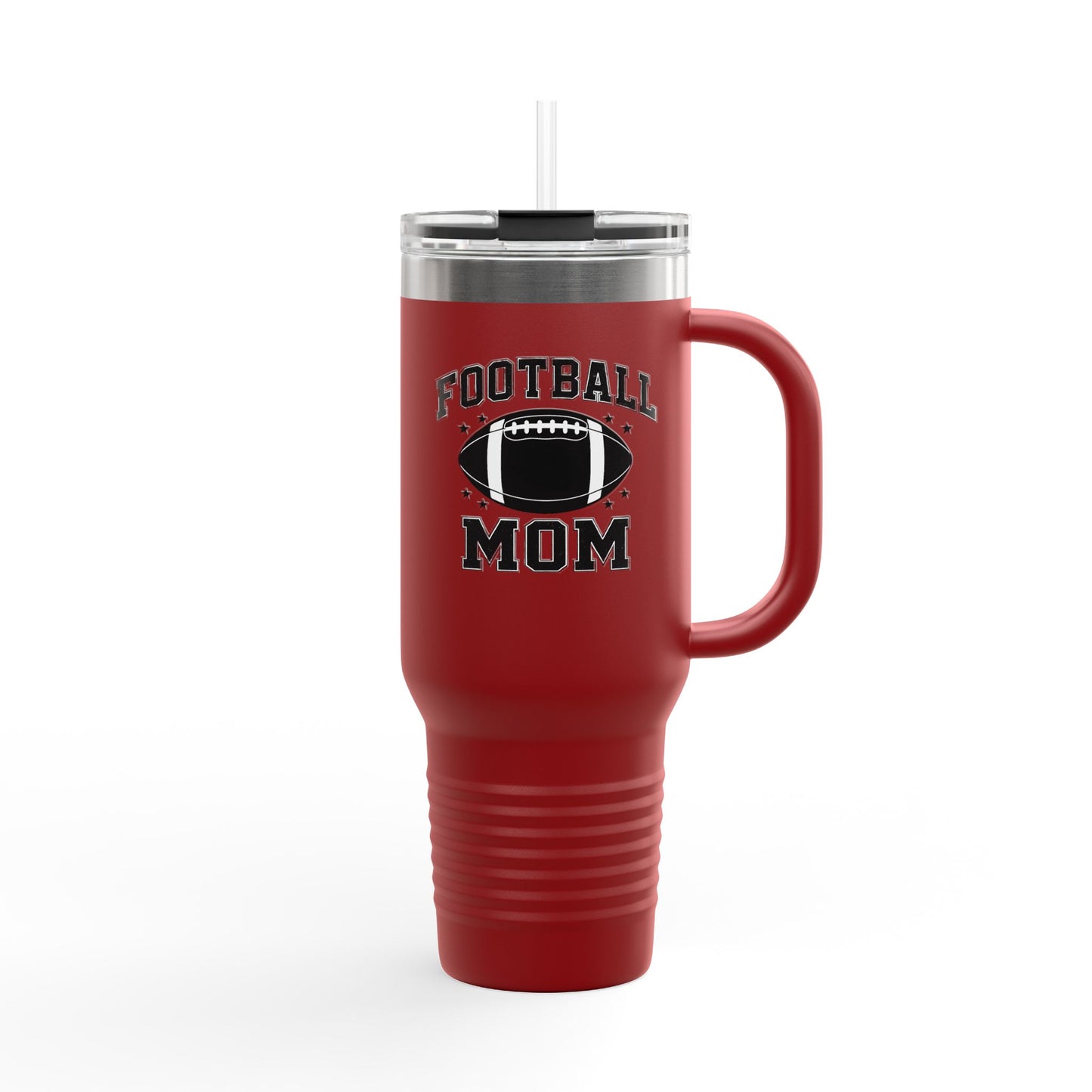 Football Mom Insulated Travel Mug - 40oz, Perfect Gift for Sports Fans, Coffee Lovers, Game Day Must-Have, Customizable Beverage [...]