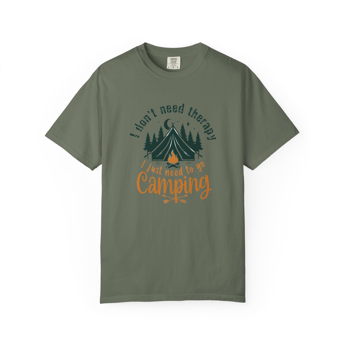 Camping Therapy Unisex T-Shirt, Outdoor Apparel, Gift for Campers, Nature Lover Shirt, Adventure Clothing, Summer Relaxation Wear